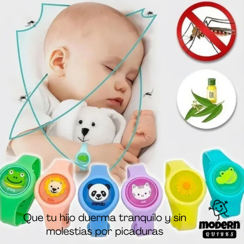 Pulsera Repelente de Mosquitos con luz